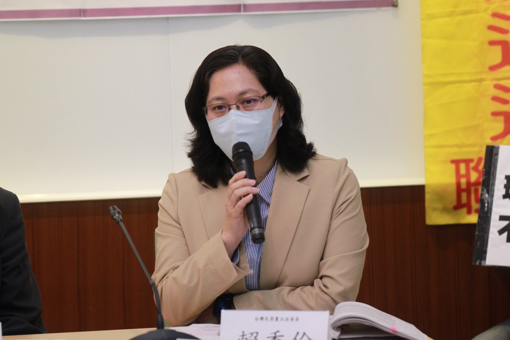 台灣民眾黨立法委員賴香伶（圖片來源：台權會何軒宇攝）