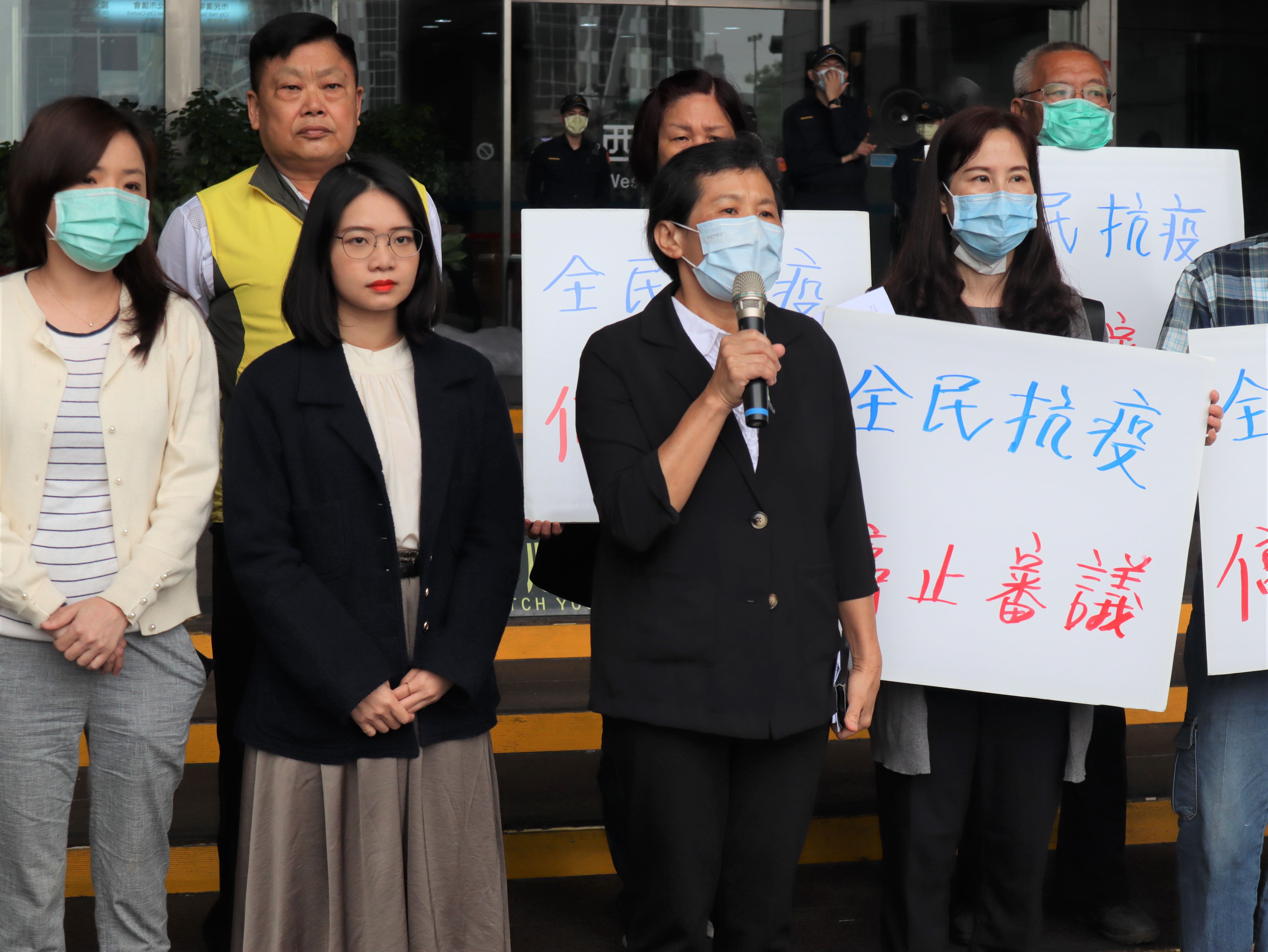 立法委員陳椒華表示區段徵收是違反人權惡法，請台北市政府勿濫用